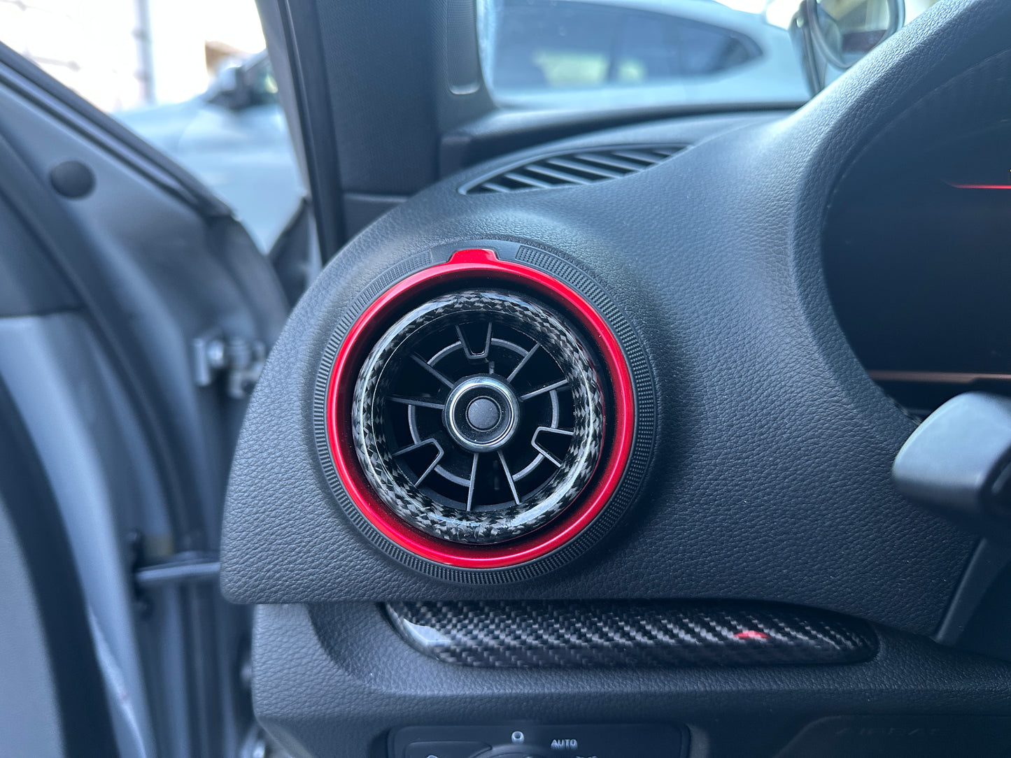 Carbon Lüftungsringe Set 4x – Air Vent Trim – Interieur Upgrade