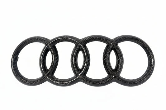 Carbon Ring vorne – Kühlergrill Emblem Rahmen – passend für Audi A5 Sportback ab 2008